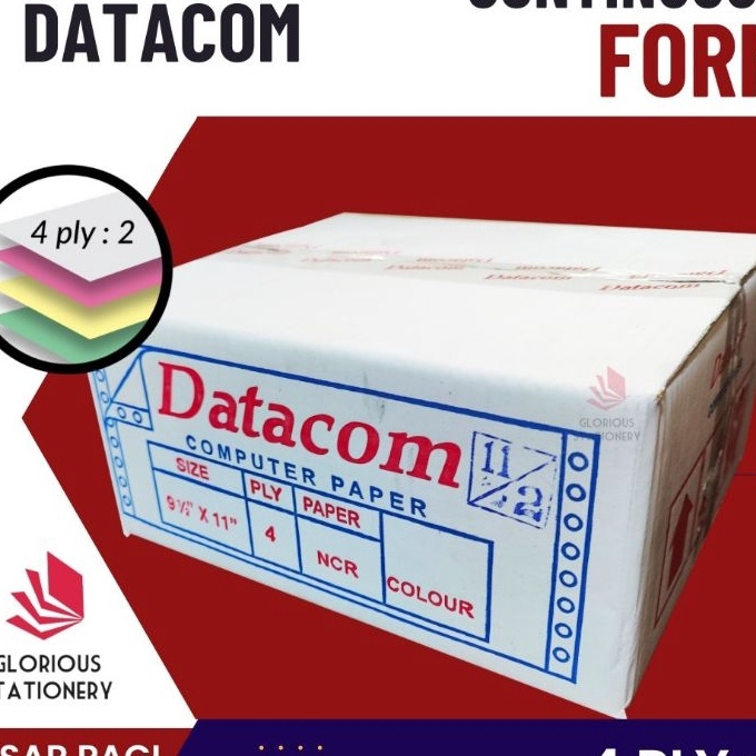 

FG2 Kertas Continuous Form Datacom 95x11 4 Ply Bagi 2