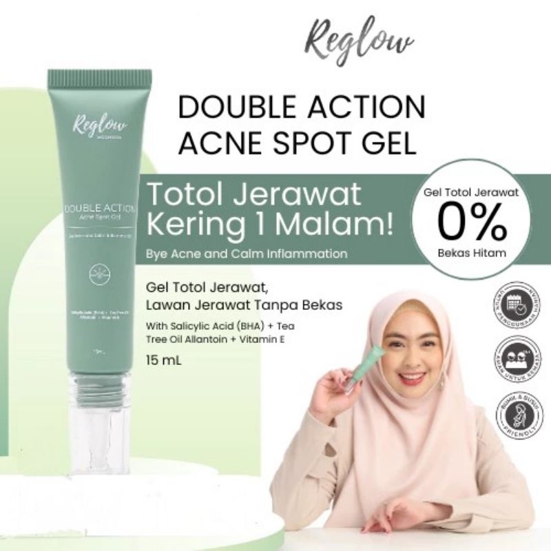 Reglow Double Action Acne Spot Gel Skincare dr. Shindy