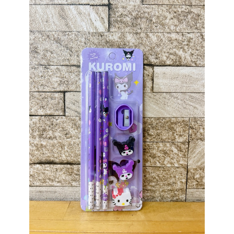 

Set Pensil Kuromi Melody Cinnamoroll 7in1