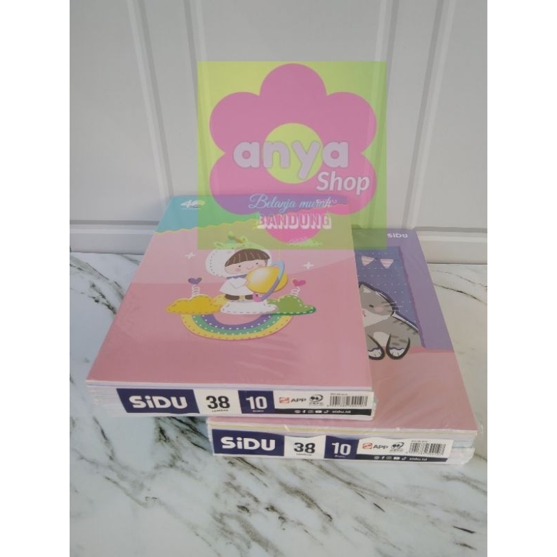 

Buku Tulis Sinar Dunia / SIDU 38 lembar 1 Pak isi 10 pcs