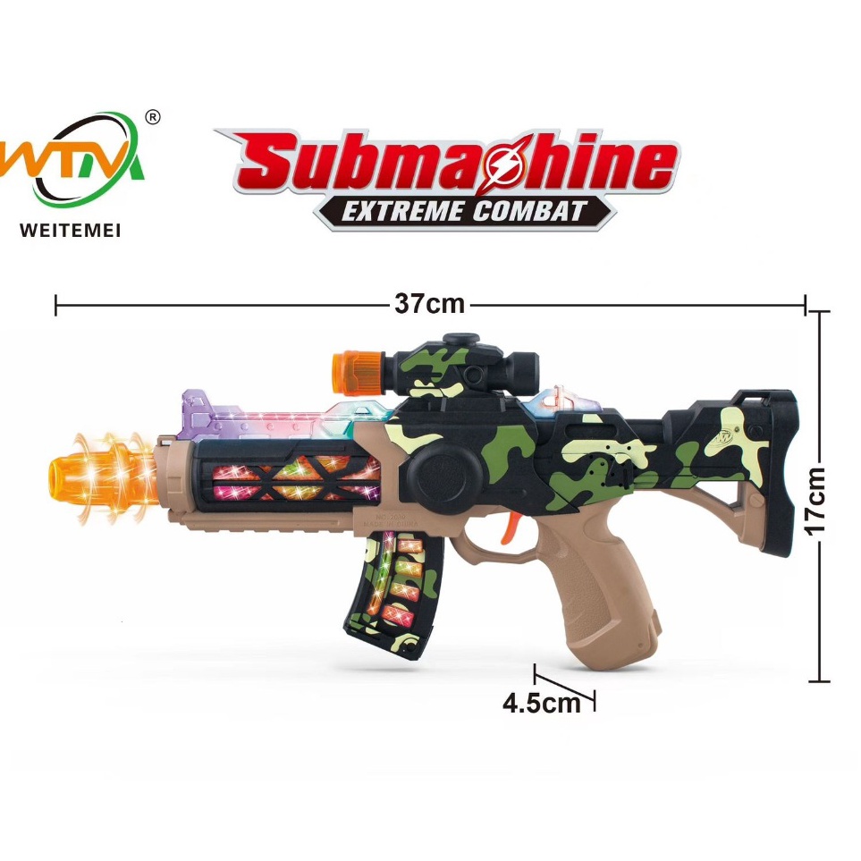 REDFIRE TOYS MAINAN ANAK TEMBAK TEMBAKAN PISTOL BATERAI 8 SUARA SNIPER CAPTAIN VIBRATE ADA LASER 821