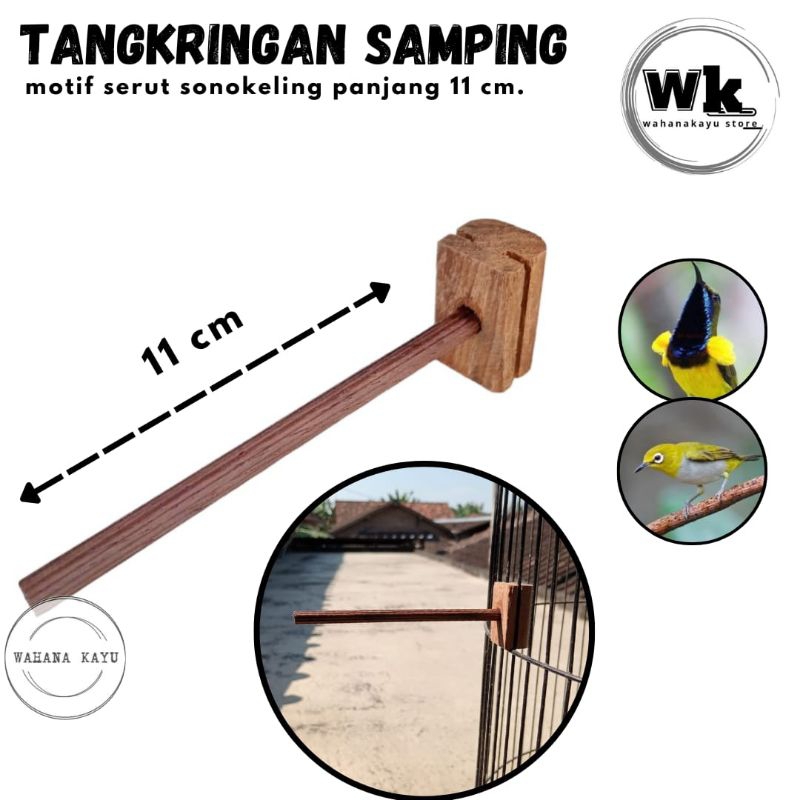 TANGKRINGAN SAMPING AKSESORIS SANGKAR | TANGKRINGAN BURUNG SOGON KONIN