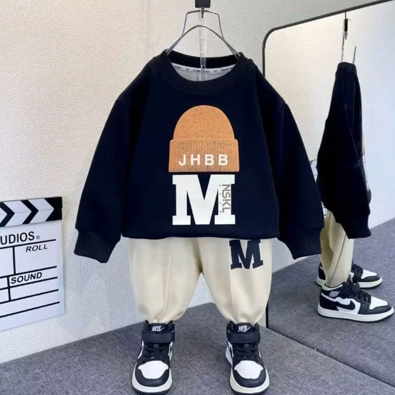 DASYAT setelan anak sweater anak dan celana joger anak ardan baju anak grosir 15 tahun