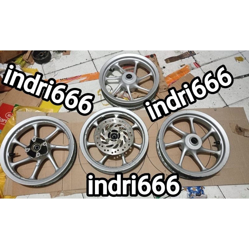 velg pelk depan Honda Scoopy ring 12 old original copotan.
