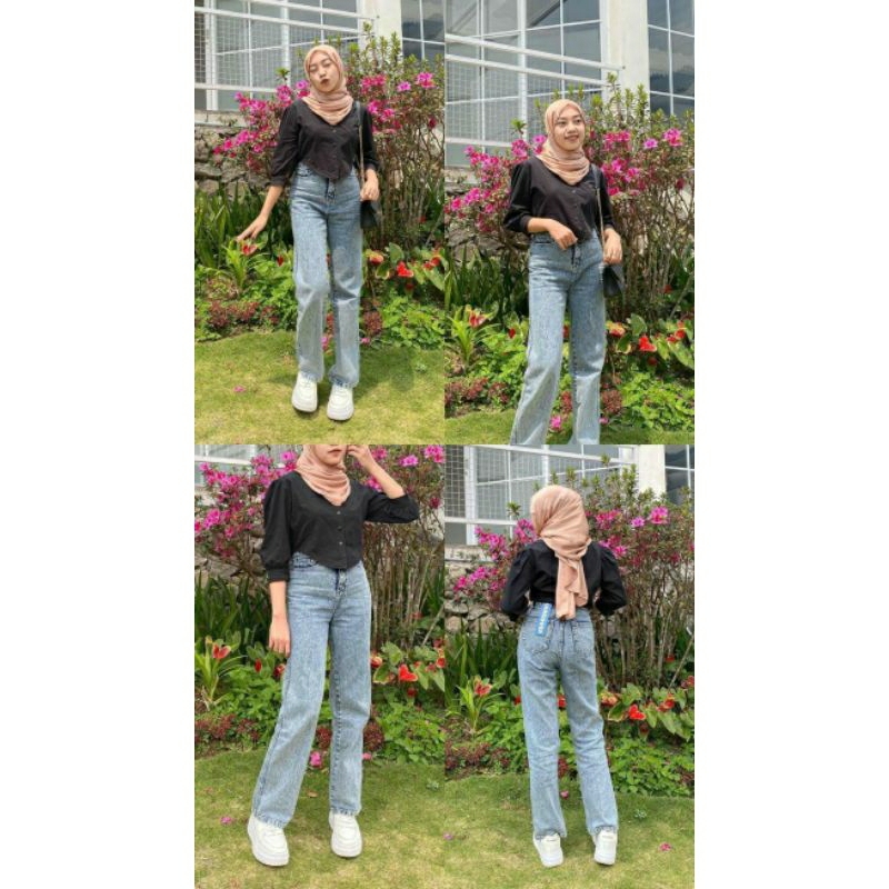 OOTD remaja kekinian/kemeja pendek lucu rayon tuwil