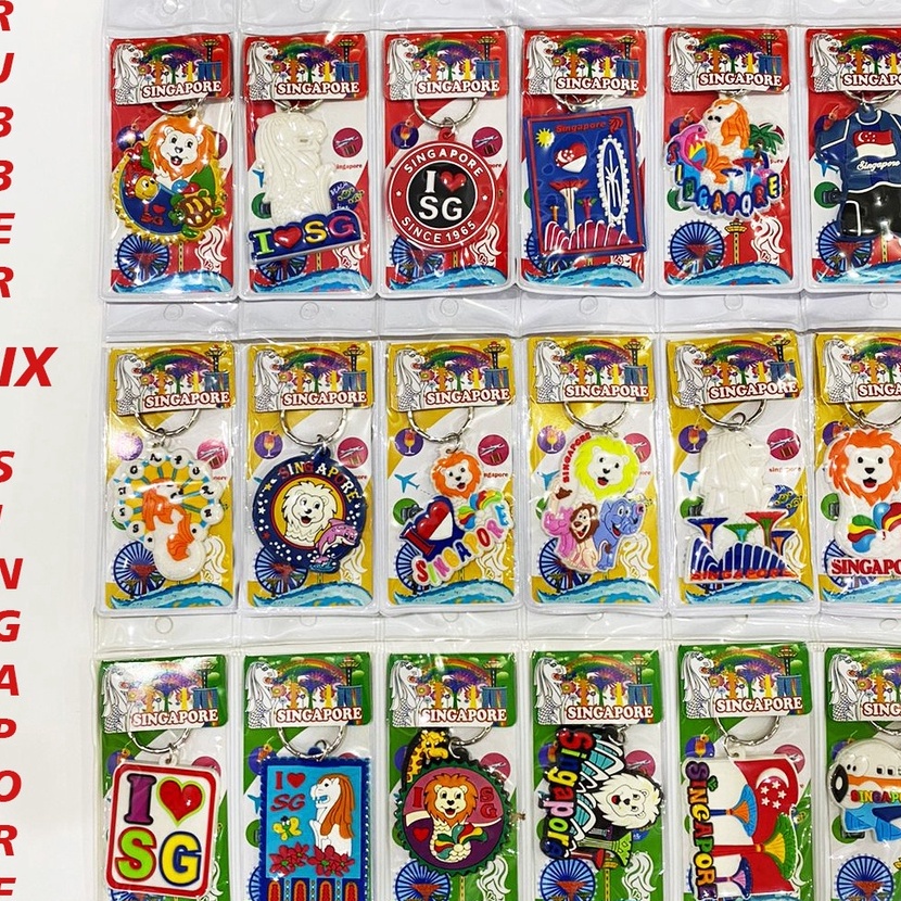 Premium SOUVENIR SINGAPORE  GANTUNGAN KUNCI SINGAPORE  SOUVENIR BATAM