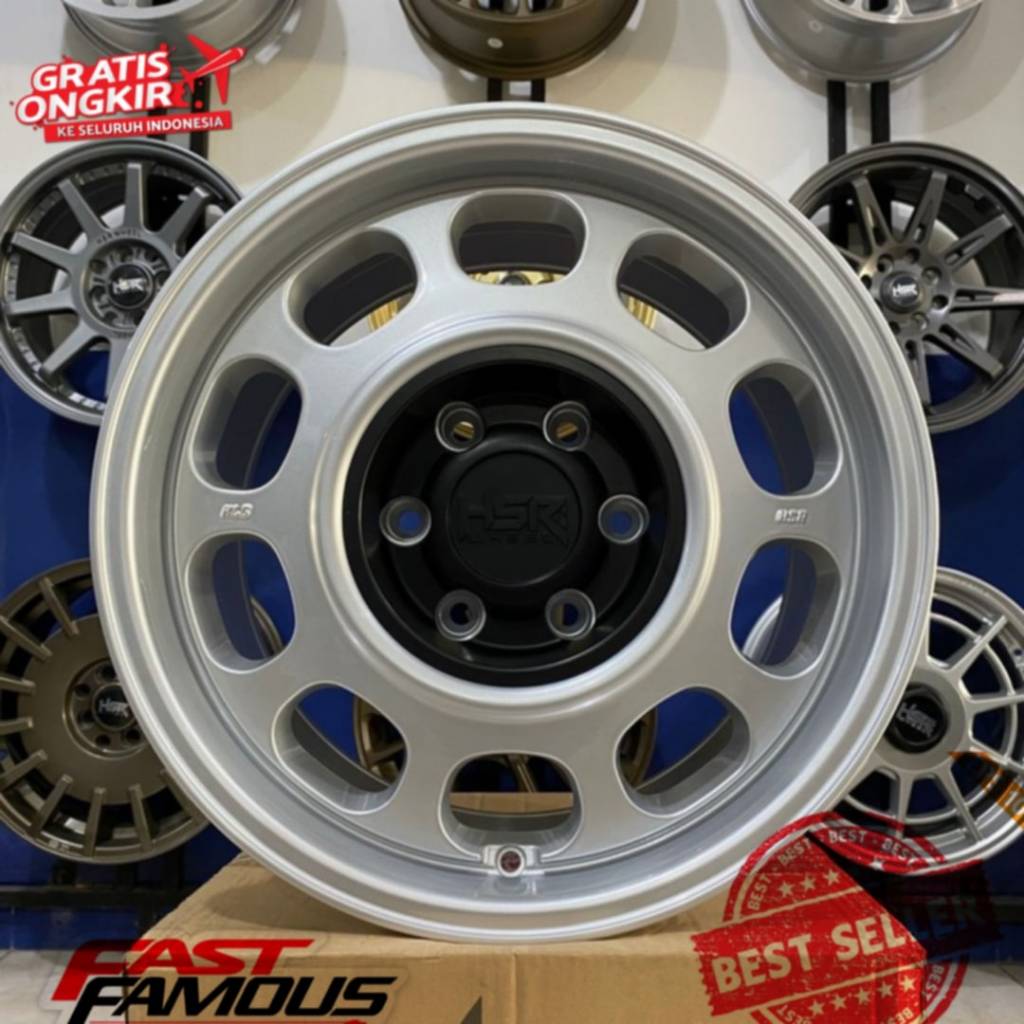 Velg mobil  R17 Hsr KLG Baut 6 Mobil Pajero fortuner teriton hilux strada panther dll Velg Offroad r