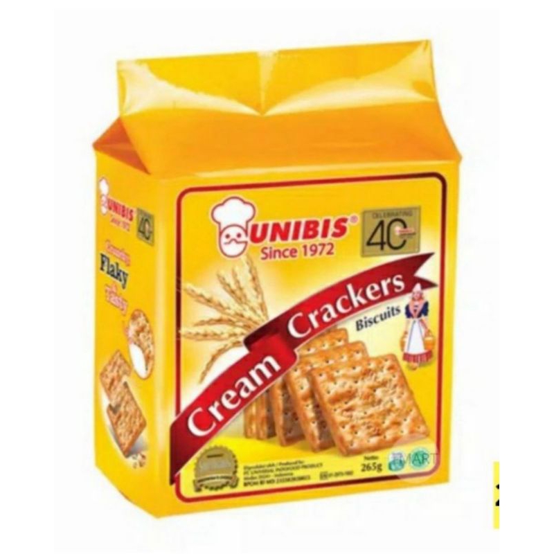 

Biskuit Cream Crakers Unibis-Biskuit Kue-Toserba Gadjah Ekonomis XJ 314