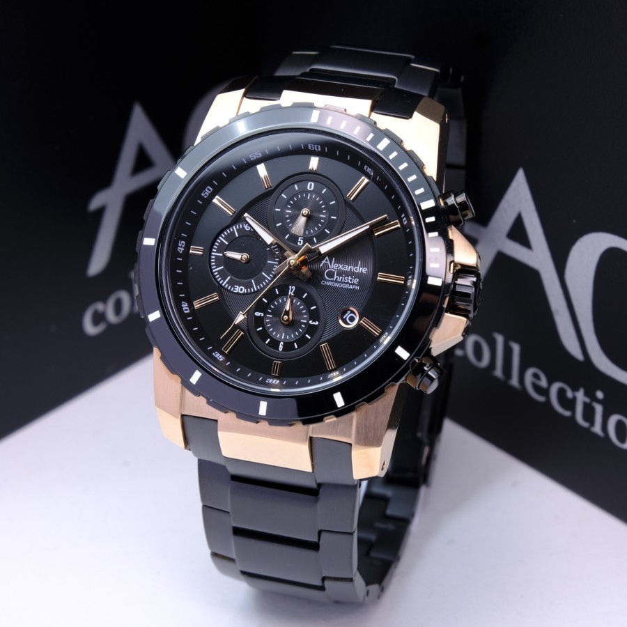 ALEXANDRE CHRISTIE 6141 MC RANTAI PRIA ORIGINAL GARANSI 1TAHUN