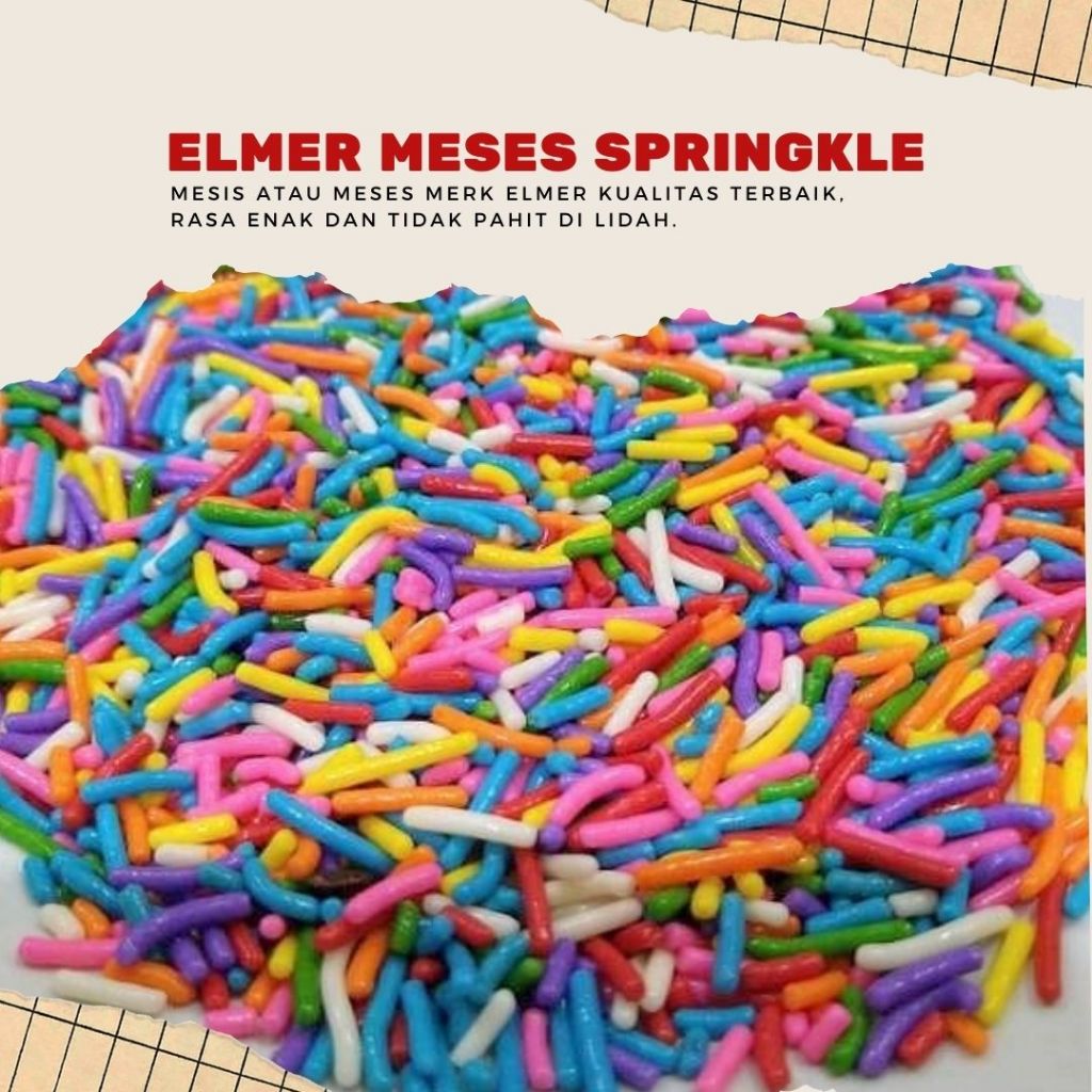 

MESES ELMER SPRINGKLE (Warna-Warni)