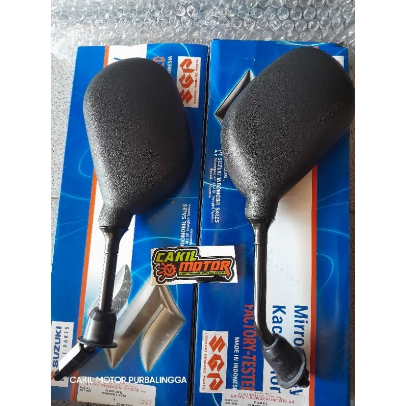 kaca spion satria hiu lumba 2tak shogun new 110 ori sgp