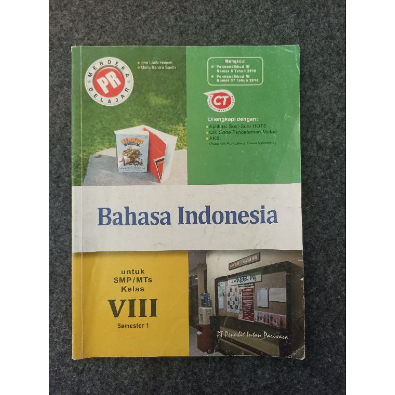 BUKU PR/LKS INTERAKTIF BAHASA INDONESIA INTAN PARIWRA SMP VIII
