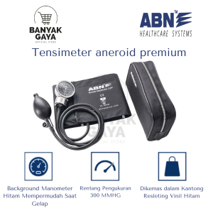 ABN Tensimeter Aneroid Premium atau Tensi Jarum atau Alat Ukur Tekanan Darah Manual