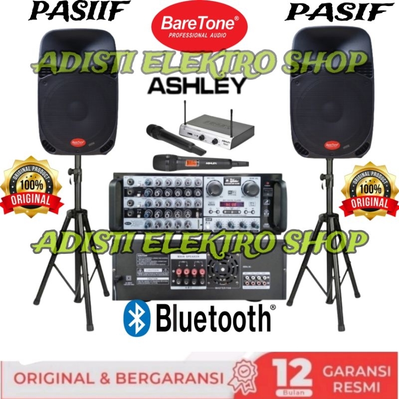 Paket Sound System Outdoor Baretone 15 Inch Karaoke Bluetooth Paket Sound System Lapangan Baretone M