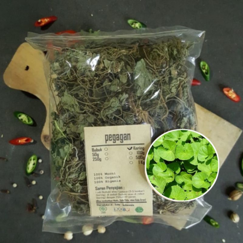 

Daun Pegagan Kering Rempah Herbal Isi Per 500 Gram