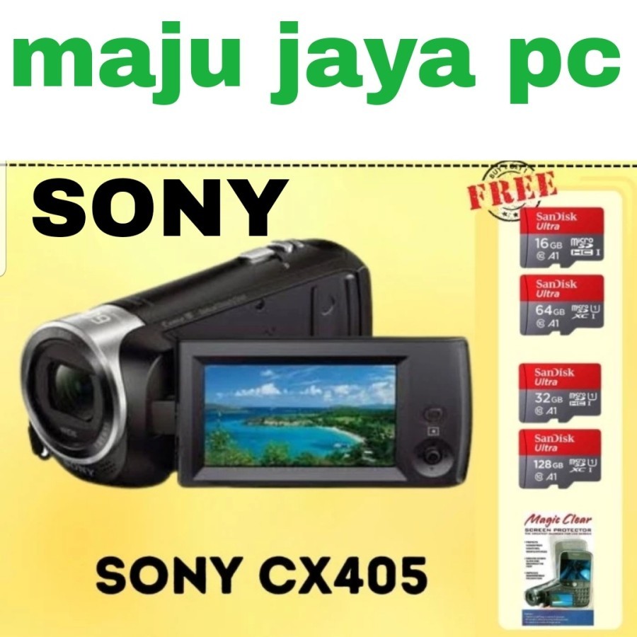 HANDYCAM SONY CX405 / SONY HANDYCAM CX405 BARU GARANSI DISTRIBUTOR