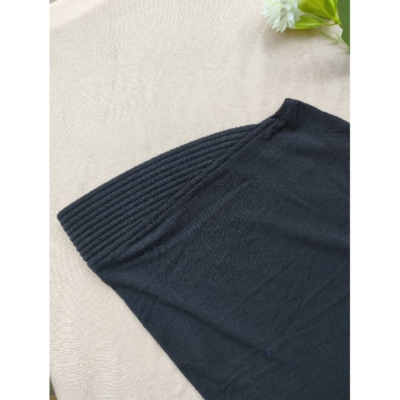 hijab sport Hitam jersey//hijab olahraga//voli//running//gym