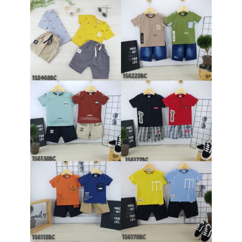 Diskon setelan uson celana katun (1 stel)