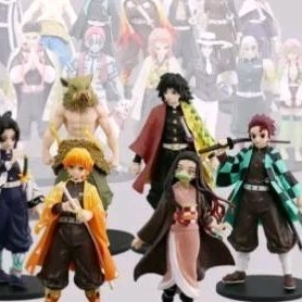 Action figure demon slayer 15 cm nezuko zenitsu tanjiro