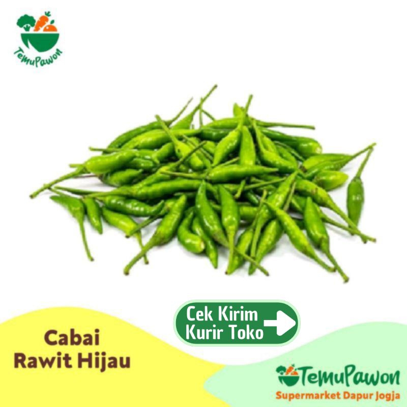 

CABAI RAWIT HIJAU - Cabe Lalap Ceplus Hijau Bumbu Pedas - TemuPawon