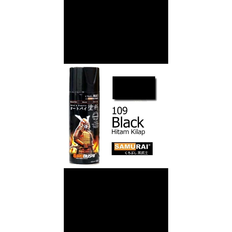 Samurai Paint black 109
