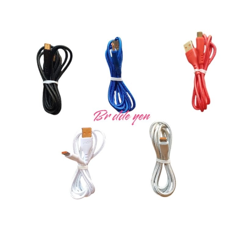 KABEL DATA USB UNUVESAL COLOKAN TYPE C 100 CM FAST CHARGING MODEL TALI BULAT STIKA / CABLE CAD CASAN