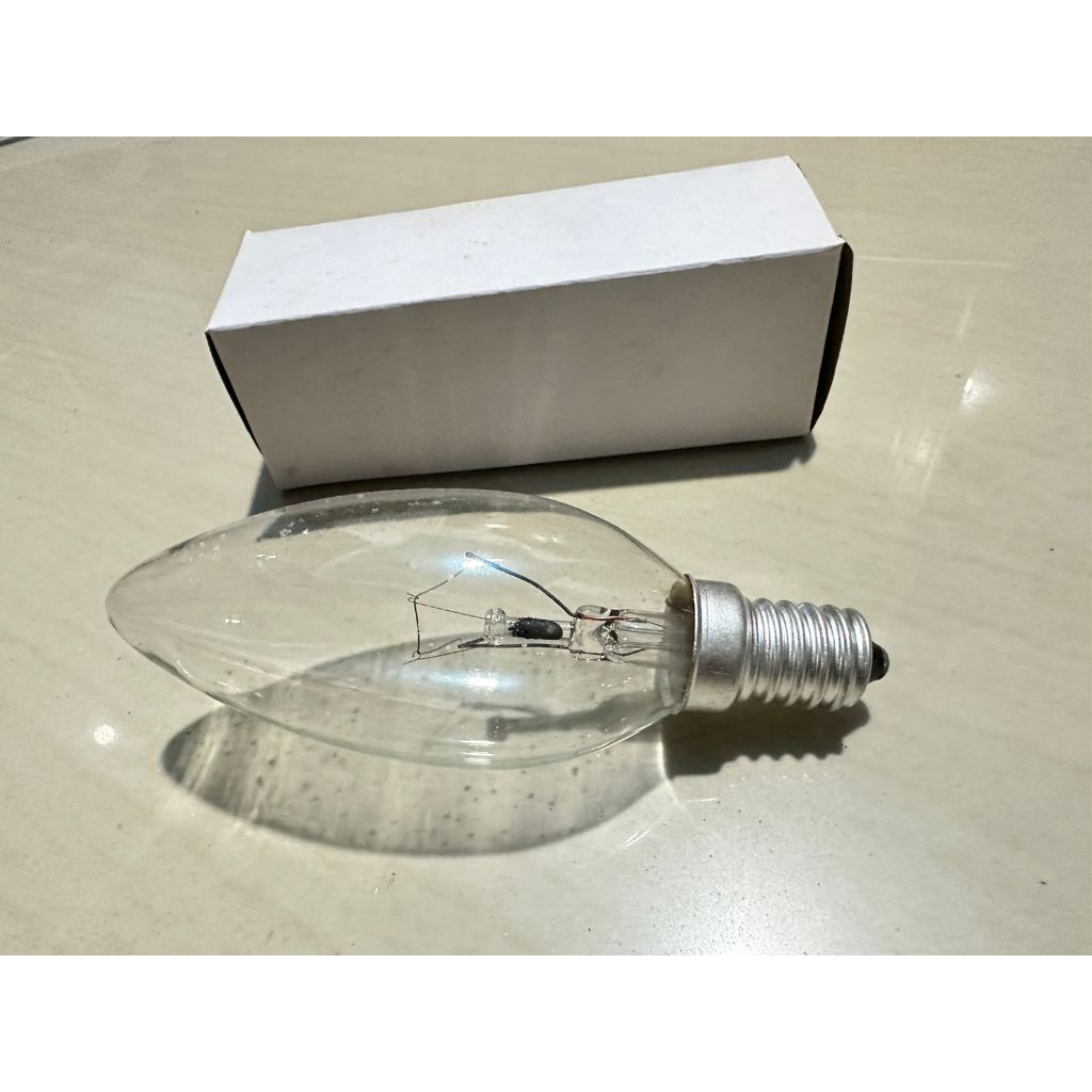 CUCI GUDANG Lampu Bohlam E14 Pijar Incandescent Lamp 15 W Watt Clear Pijar 220V