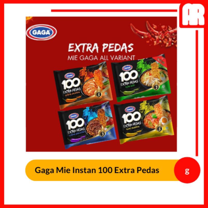 

Mie Gaga Instan 100 Extra Pedas - Mie Gaga Jalapeno - Mie Gaga Chipotle - Mie Gaga Soto | AR Ostore