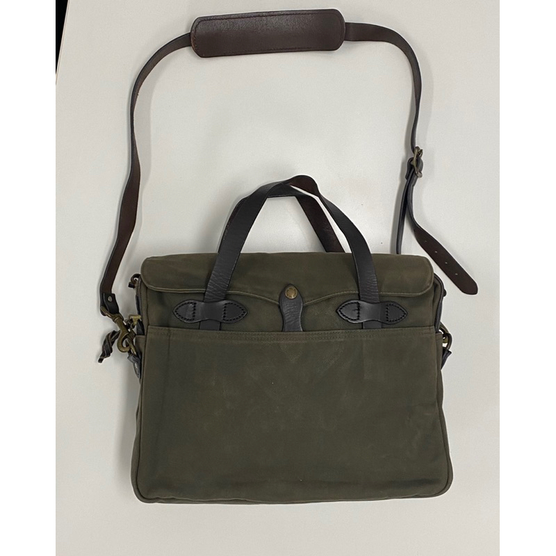 FILSON OLIVE GREEN BRIEFCASE
