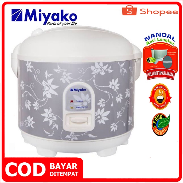 MAGIC COM MIYAKO MCM 528 ( 1,8 LITER ) RICE COOKER / MEJIKOM / MAGICOM / MEJIKOM KECIL / MEJICOM MUR