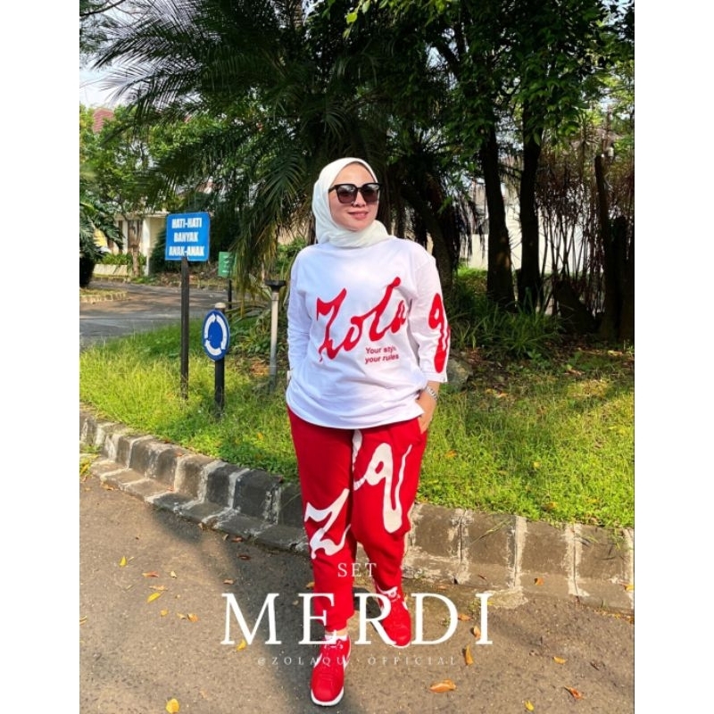 zolaqu original set merah putih merdi