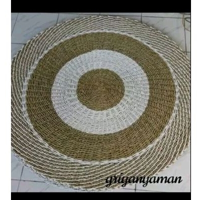 Karpet Bulat Anyaman d160cm / Rug Seagrass