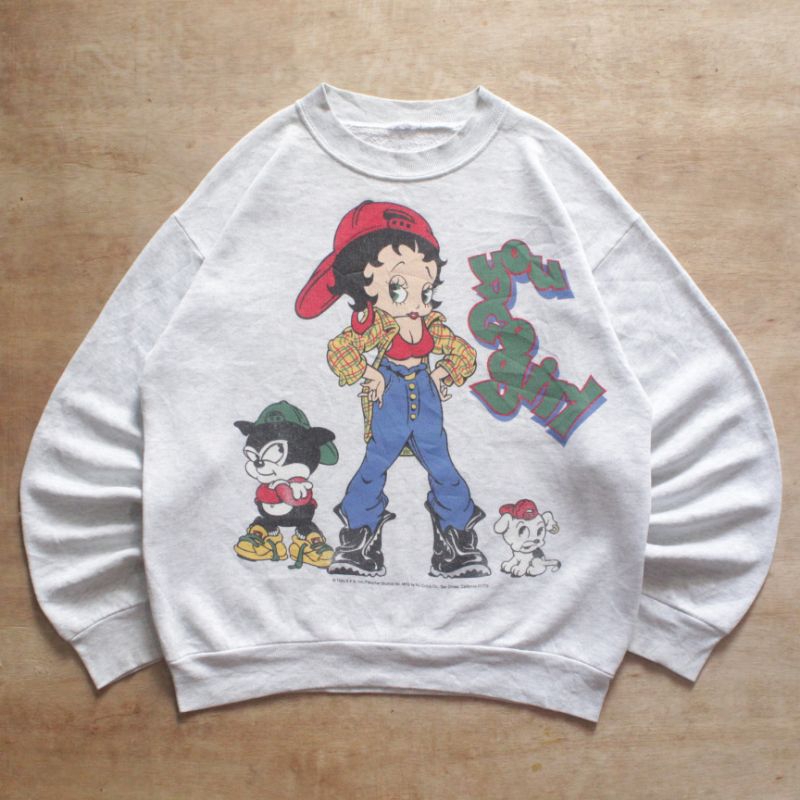 crewneck vintage betty boop