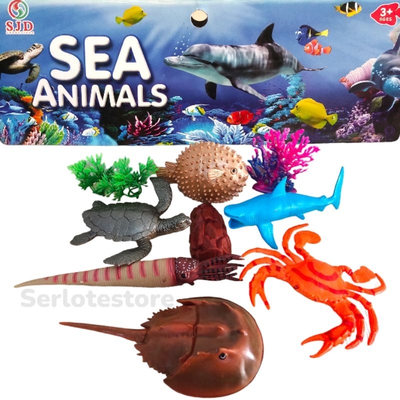 Mainan Miniatur Hewan Laut Figur Binatang Sea Animal