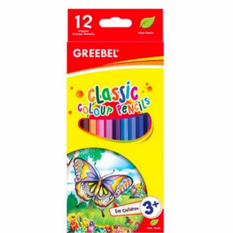 

SPESIAL Pensil Warna Greebel Classic 12 Warna Ukuran Panjang