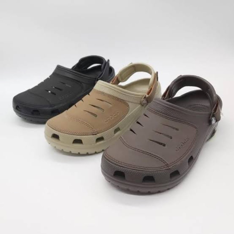 SANDAL CROCS PRIA&WANITA/CROCS YUKON LEATHER /CROCS ORIGINAL YUKON SUEDE/SANDAL KULIT ORIGINAL CROCS