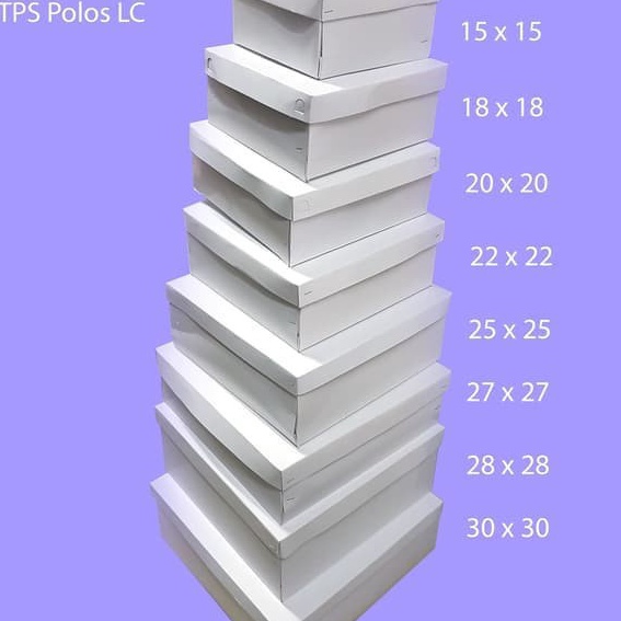 

Pilihan TPS Polos 15x15 5 pc Dus Snack Box Kue LC 15 x 15