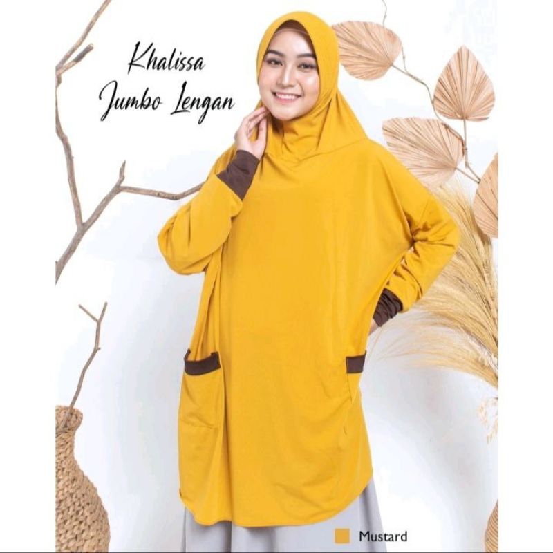 Hijab Khimar Jumbo Lengan Kerudung Syar'i