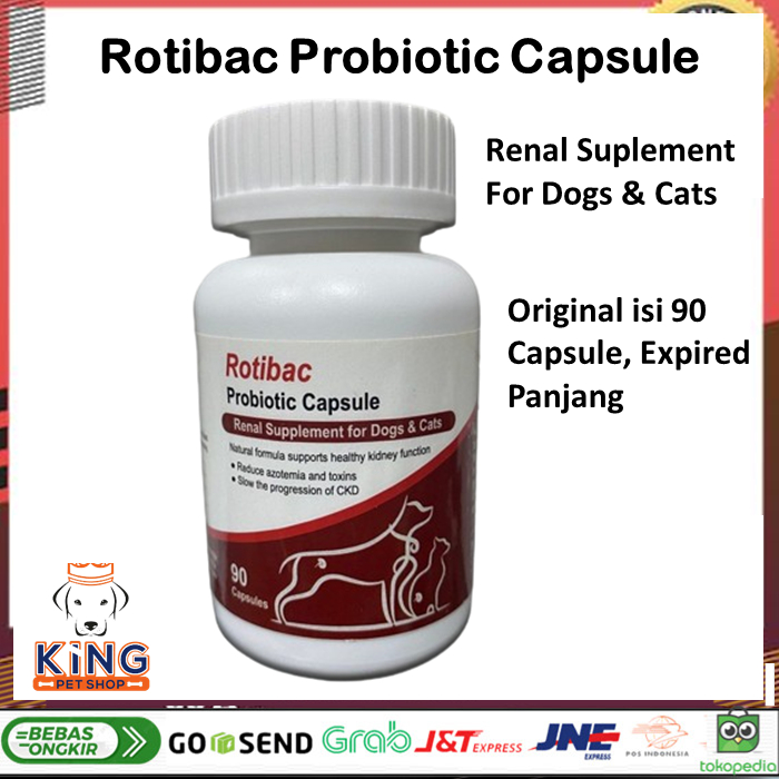 Rotibac Probiotic Capsule Kemasan Segel Isi 90 Sama Dengan Renacor