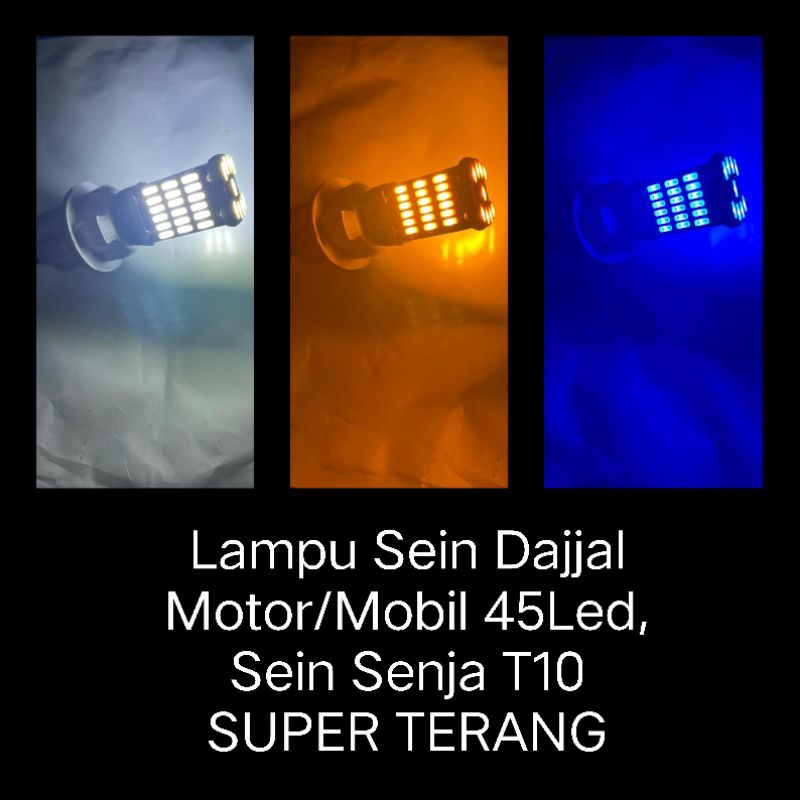 Lampu Sein Dajjal Motor Mobil 45Led Sein Dan Senja SUPER TERANG