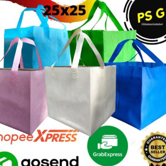 

HJ6 Spunbond box gift hajatan 25x25full presDUS KOTAK isi 12pcs