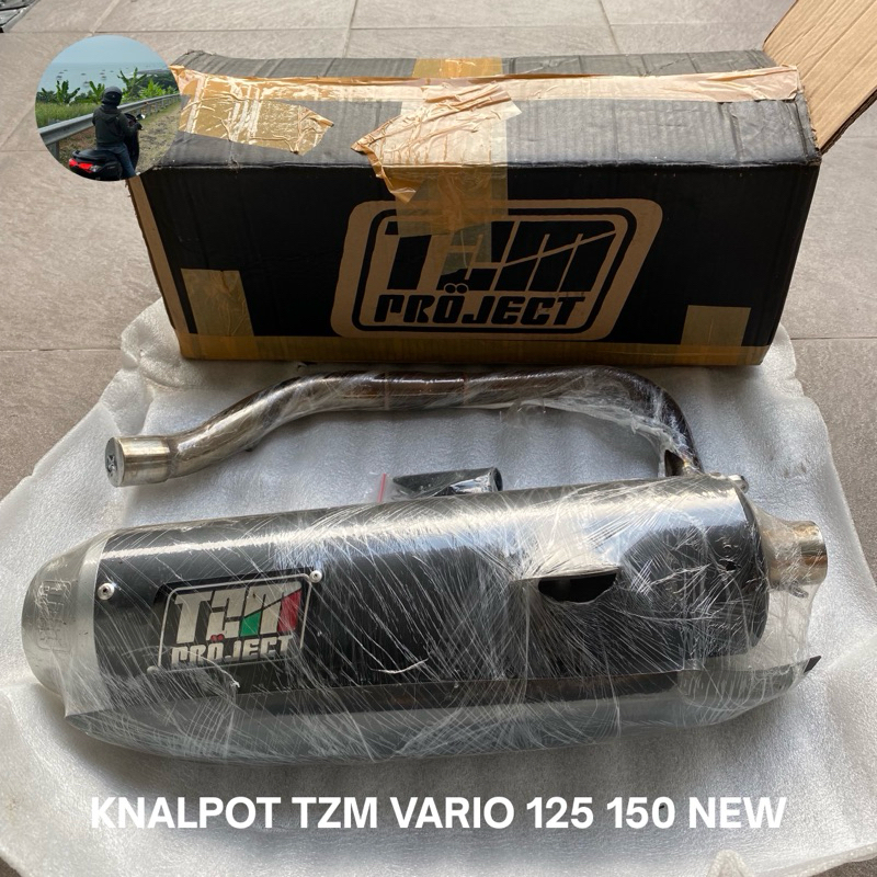 KNALPOT TZM PROJECT VARIO 125/150 NEW