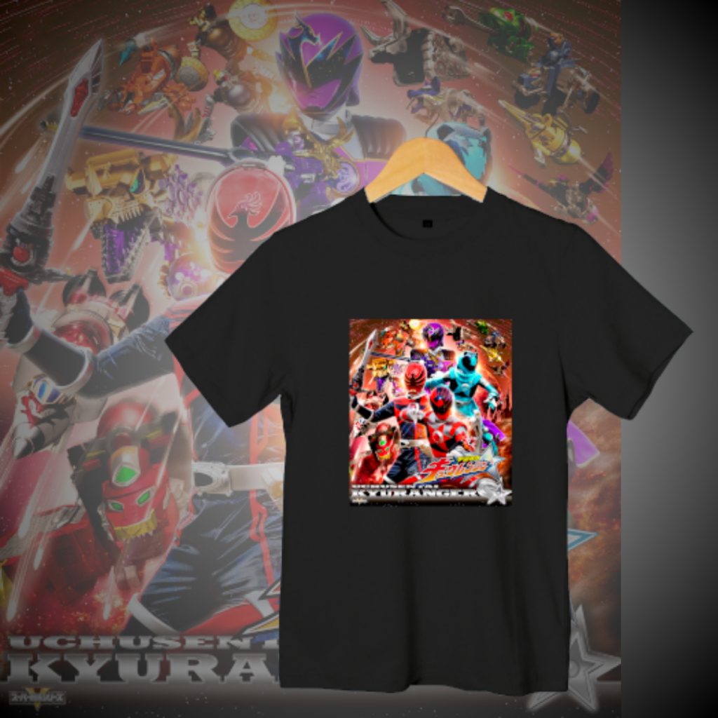 Kaos Kyuranger Kaos Power Rangers Kaos Anak Dewasa Kaos Uchu Sentai Kyuranger Kaos Super Sentai Sabl