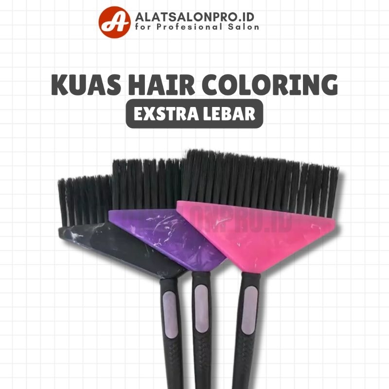 NEW / Kuas Cat Rambut Ekstra Lebar untuk profesional salon