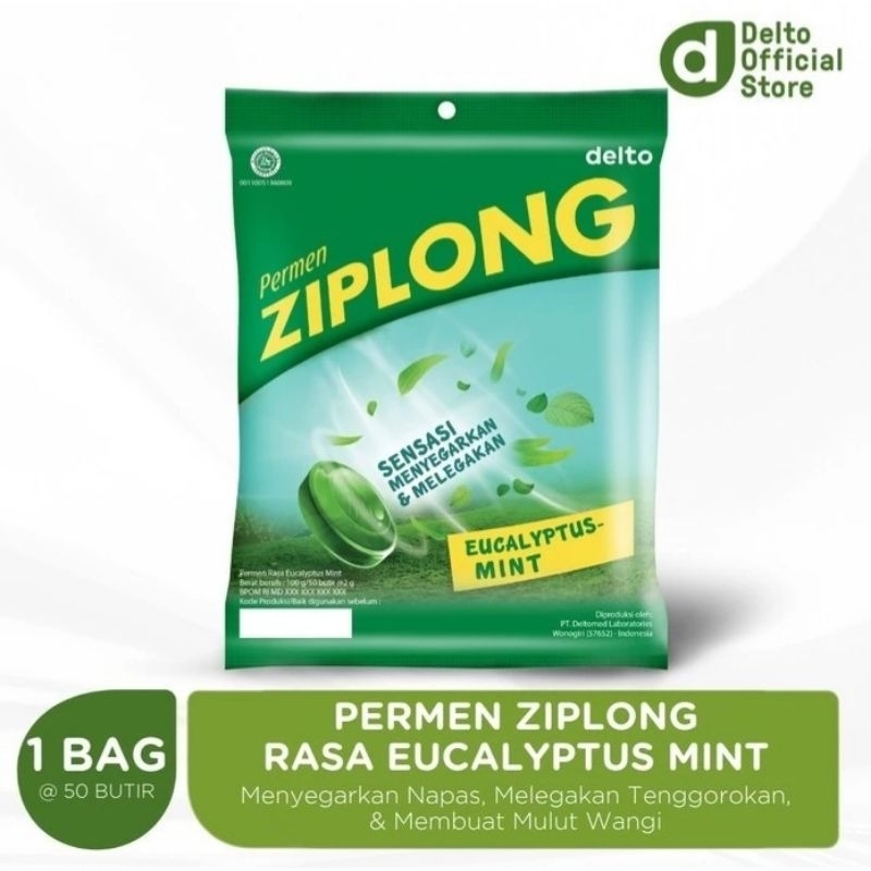 

Ziplong Permen Eucalyptus Mint 50 Butir