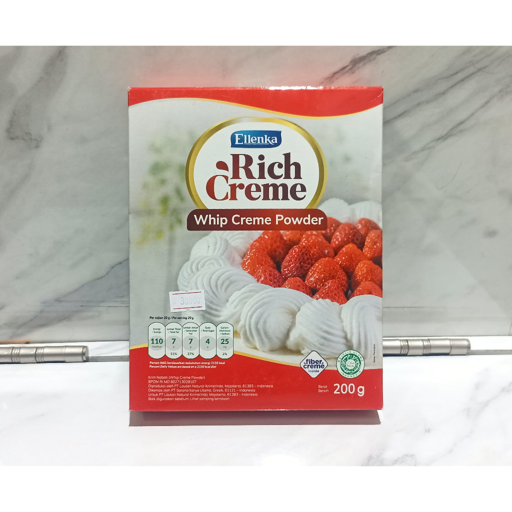 

Ellenka Rich Creme - Whip creme powder 200 Gr