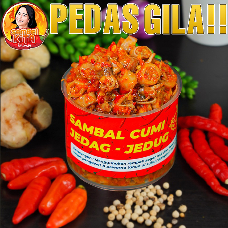 

SAMBEL CUMI JEDAG - JEDUG / 100 Gram ORIGINAL BY OMAY FARIDA NURHAN 1 PCS