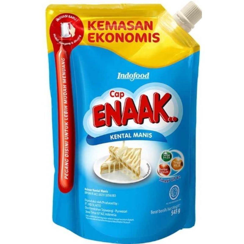 

CAP ENAAK KRIMER KENTAL MANIS POUCH 545G PUTIH