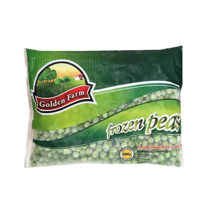 

RB Golden Farm Frozen Green Peas Kacang Polong Beku 500 Gram