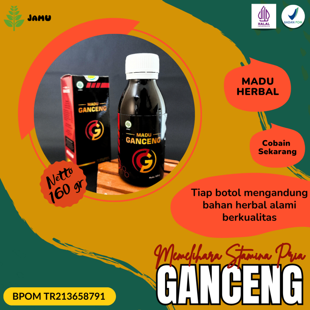

COD Madu Ganceng isi 160gr - Madu Tahan Lama & Berkhasiat